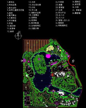 四角亭)含结构施工图 【万宁】城市景苑景观工程园林设计图纸 园林